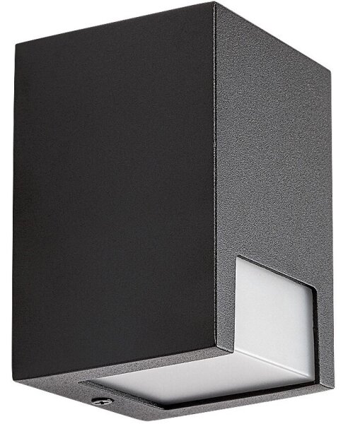 Rabalux 77054 - Vonkajšie nástenné svietidlo CERNON 1xGU10/7W/230V IP44 čierna