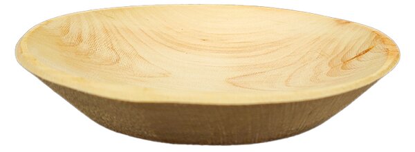 AMADEA Drevená servírovacia tácka okrúhla, masívne drevo, 15 cm