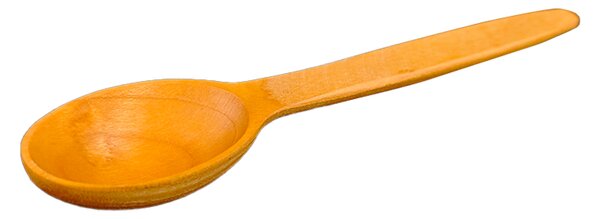 AMADEA Drevená lyžička malá zo slivky, masívne drevo, dĺžka 16 cm