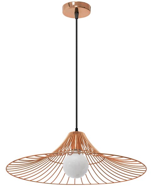 Toolight - Stropná závesná lampa 1xE27 APP483-1CP, ružové zlato, OSW-00907