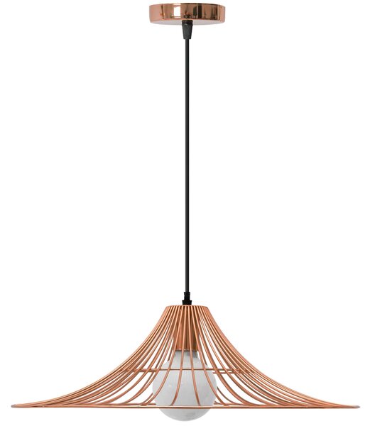 Toolight - Stropná závesná lampa 1xE27 APP483-1CP, ružové zlato, OSW-00907