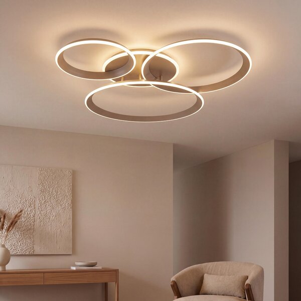 STROPNÉ LED SVIETIDLO, 96/84/10 cm Dieter Knoll - Interiérové svietidlá