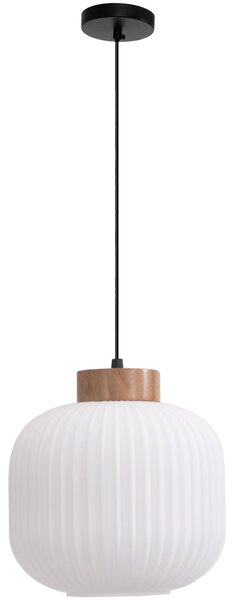 Toolight Toolight, závesné svietidlo sklenené E27 APP1068-CP, biela, OSW-04401