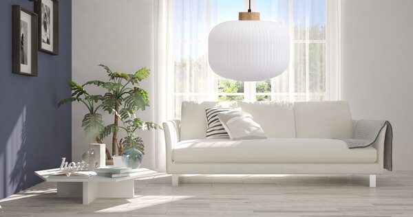 Toolight Toolight, stropné svietidlo zo skla 1xE27, biela, OSW-04412