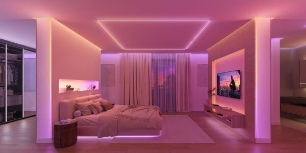 Philips - LED RGBW Stmievateľný pás Hue FLUX 10m LED/20W/230V 2200-6500K