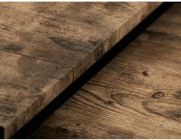 Sada 3 konferenčných stolíkov old wood AF-3003 OLW