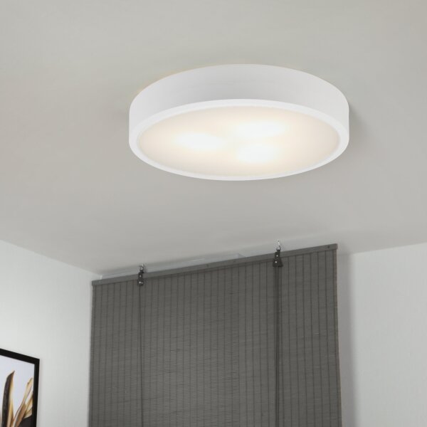 Stropné svietidlo NATURAL 5xE27/15W/230V pr. 47,5 cm borovica/biela