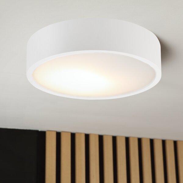 Stropné svietidlo NATURAL 1xE27/15W/230V priemer 27,5 cm borovica/biela