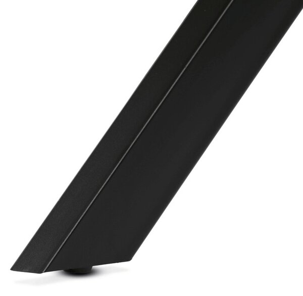 Jedálenský stôl HT-F4108 staré drevo / čierny