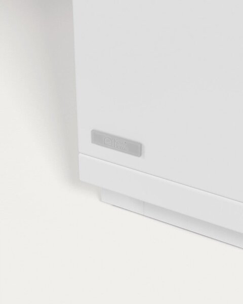 Biely TV stolík 200x44 cm Abilen – Kave Home