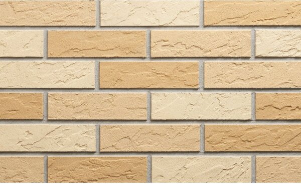 IZOFLEX Fasádny tehlový obklad 3119 “3 sandstones” mix BRICK Rozmery: 240 mm x 52 mm, Povrch: hladký