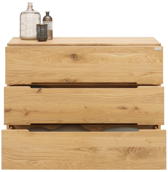 KOMODA, divoký dub, farba duba, 100/81/42 cm Valnatura - Komody