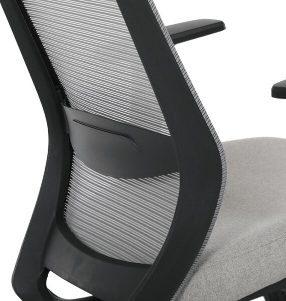 Kancelárska stolička sivá KA-V3329 GREY