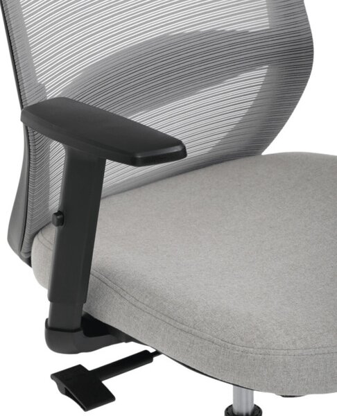Kancelárska stolička sivá KA-V3329 GREY