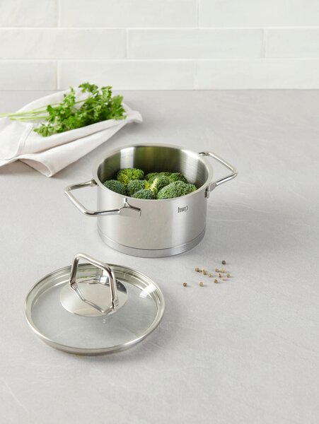 HRNIEC, ušľachtilá oceľ, 14/8 cm Homeware Profession. - Hrnce na varenie