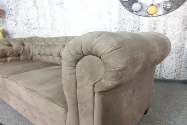 (3013) CHELLI Chesterfield pohovka hnedá