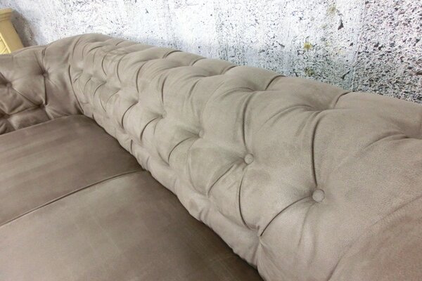 (3013) CHELLI Chesterfield pohovka hnedá