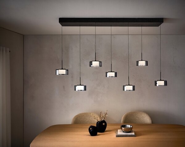 ZÁVESNÉ LED SVIETIDLO, 126/21/180 cm - Interiérové svietidlá
