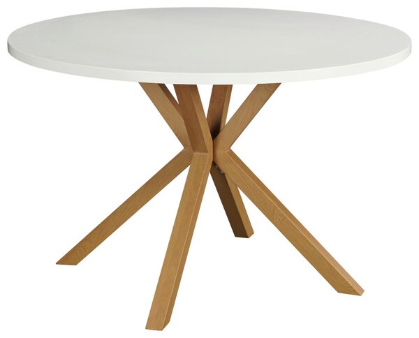 JEDÁLENSKÝ STÔL, biela, 120/120/76 cm MID.YOU - Stoly, Online Only