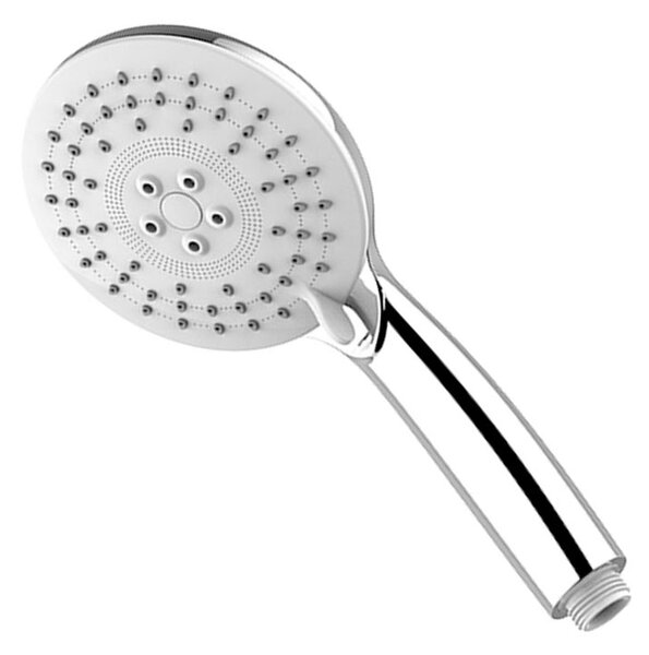 Mereo Mereo, Sprchová batéria s hlavovou guľatou sprchou, biela, MER-CBE60104SHD