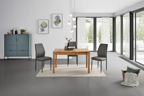 JEDÁLENSKÝ STÔL, divoký dub, 85-125/80/75 cm Livetastic - Stoly