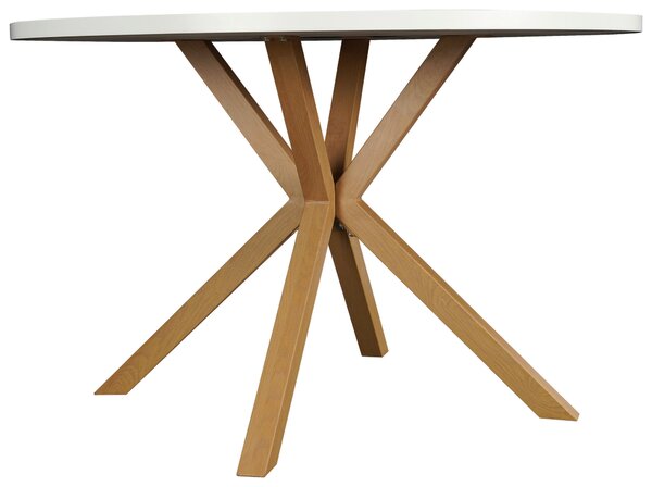 JEDÁLENSKÝ STÔL, biela, 120/120/76 cm MID.YOU - Stoly, Online Only