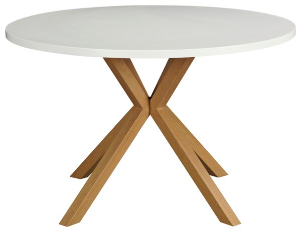 JEDÁLENSKÝ STÔL, biela, 120/120/76 cm MID.YOU - Stoly, Online Only