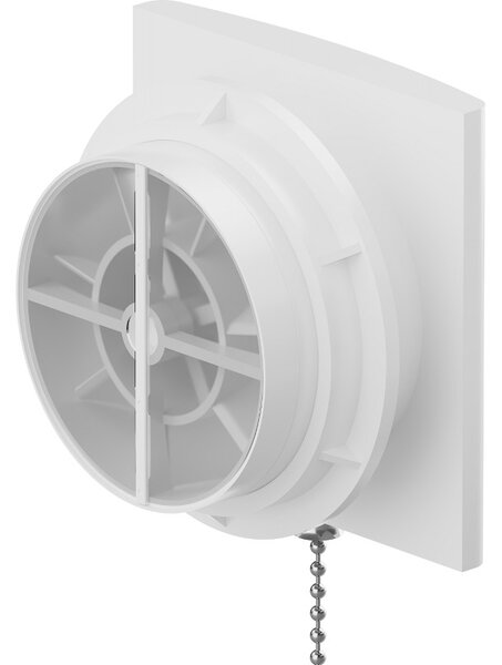 Mexen EXS 120 kúpeľňový ventilátor, káblový spínač, biely - W9604-125K-00