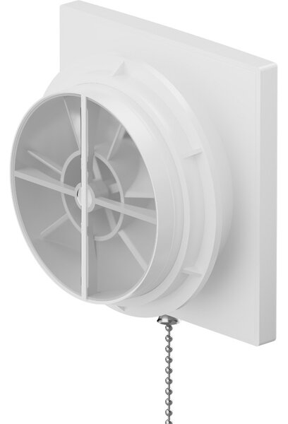 Mexen DXS, kúpeľňový ventilátor so snímačom pohybu, časovačom a lanovým spínačom, priemer 150mm, biela, W9603-150K-00