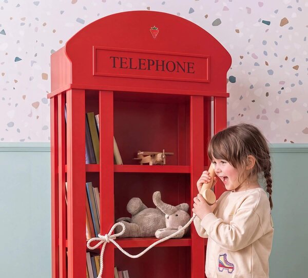 Cilek Montessori detská knižnica telefónna búdka