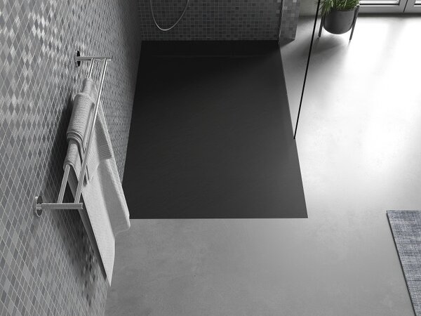Mexen Otto, SMC obdĺžniková sprchová vanička 140 x 70 cm, čierna, 4N707014