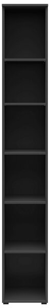 REGÁL, grafitová, 30/195/40 cm Carryhome - Regály