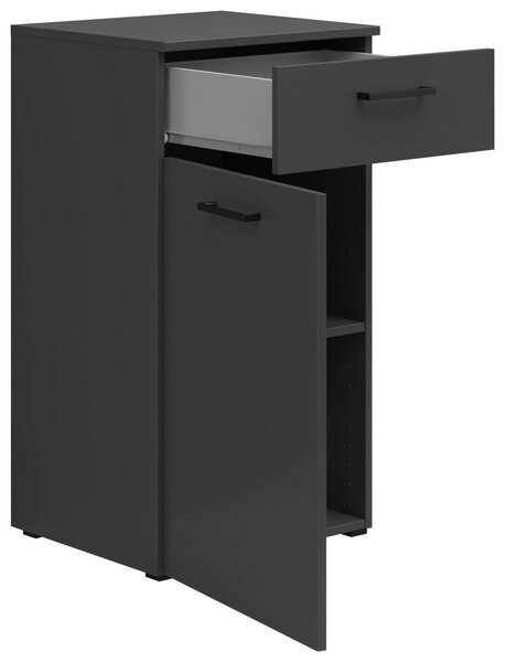 KOMODA, grafitová, 45/83/40 cm Carryhome - Komody