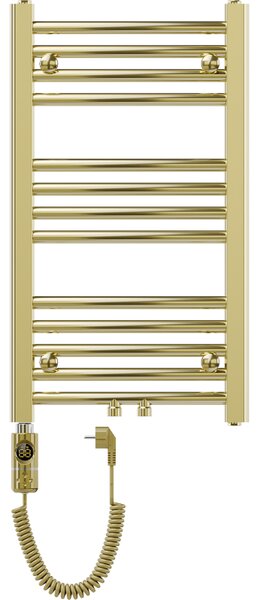 Mexen Ares, elektrické vykurovacie teleso 700 x 400 mm, 300 W, zlatá lesklá, W102-0700-400-2300-50