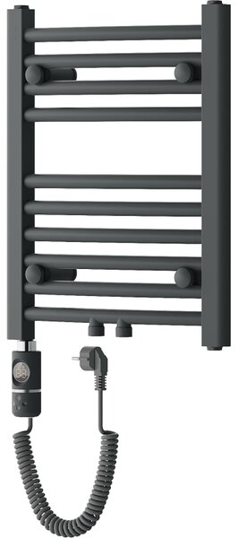 Mexen Ares, elektrické vykurovacie teleso 500 x 400 mm, 300 W, antracitová, W102-0500-400-2300-66