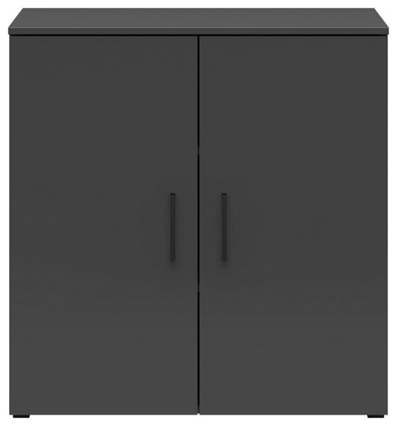 KOMODA, grafitová, 80/83/40 cm Carryhome - Komody