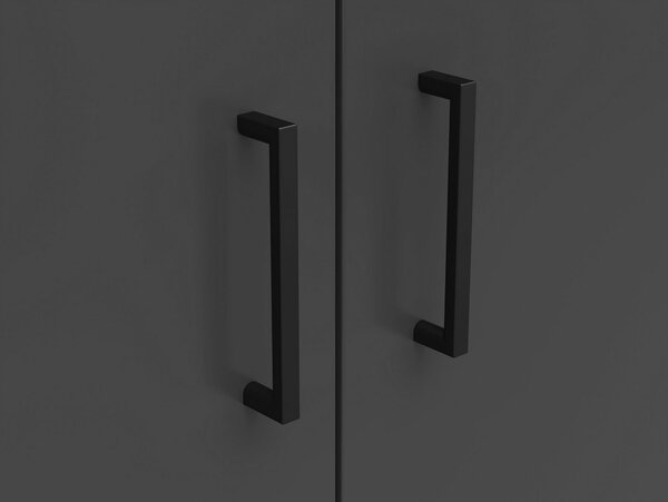 KOMODA, grafitová, 80/83/40 cm Carryhome - Komody