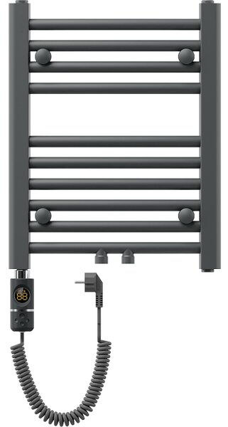 Mexen Ares, elektrické vykurovacie teleso 500 x 400 mm, 300 W, antracitová, W102-0500-400-2300-66