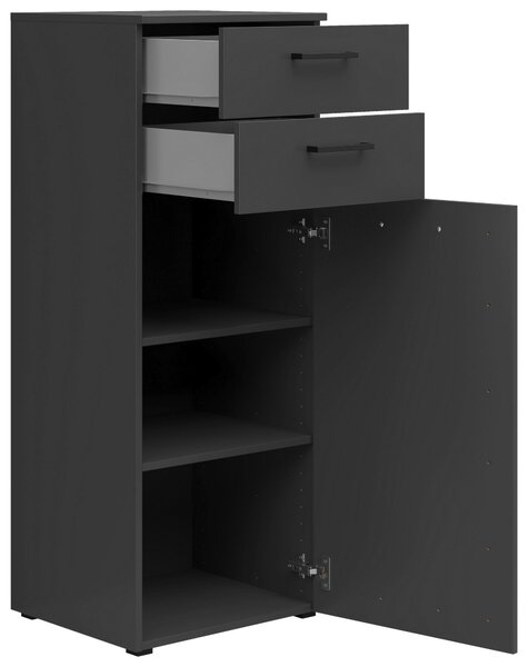 KOMODA, grafitová, 45/115/40 cm Carryhome - Komody