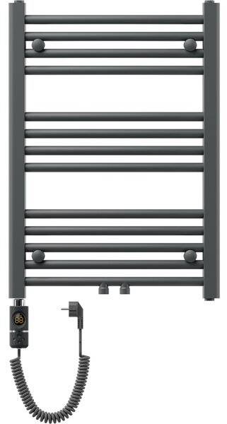 Mexen Ares, elektrické vykurovacie teleso 700 x 500 mm, 300 W, antracitová, W102-0700-500-2300-66