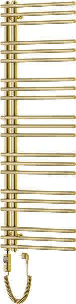 Mexen Neptun, elektrické vykurovacie teleso 1400 x 500 mm, 600 W, zlatá lesklá, W101-1400-500-2600-50