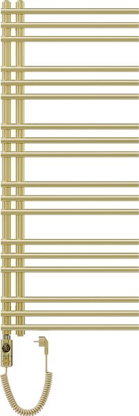 Mexen Neptun, elektrické vykurovacie teleso 1200 x 500 mm, 600 W, zlatá lesklá, W101-1200-500-2600-50