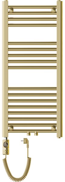 Mexen Mars, elektrické vykurovacie teleso 900 x 400 mm, 300 W, zlatá lesklá, W110-0900-400-2300-50