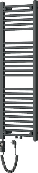 Mexen Mars, elektrické vykurovacie teleso 1200 x 400 mm, 600 W, antracitová, W110-1200-400-2600-66