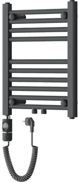Mexen Mars, elektrické vykurovacie teleso 500 x 400 mm, 300 W, antracitová, W110-0500-400-2300-66