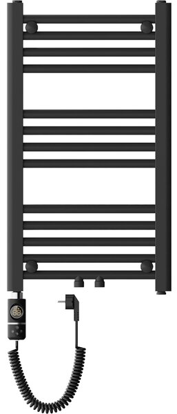 Mexen Mars, elektrické vykurovacie teleso 700 x 400 mm, 300 W, čierna, W110-0700-400-2300-70