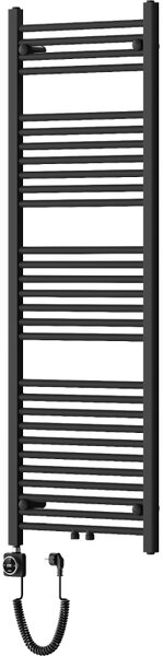 Mexen Mars, elektrické vykurovacie teleso 1500 x 500 mm, 600 W, čierna, W110-1500-500-6600-70
