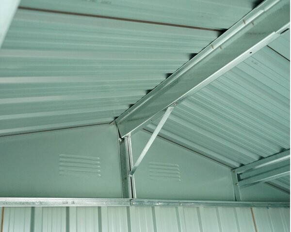 Záhradný domček BestBerg ZDB-7D / 7,2 m² / 301 x 238 x 214 cm / dekor červené drevo / hnedá