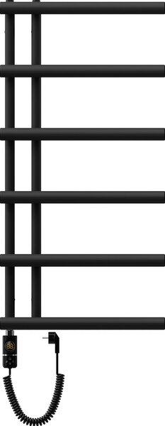 Mexen Jukon, elektrické vykurovacie teleso 988 x 500 mm, 600 W, čierna, W116-0988-500-2600-70