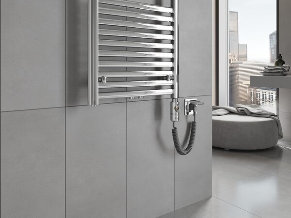 Mexen Hades, elektrické vykurovacie teleso 1800 x 600 mm, 900 W, chrómová, W104-1800-600-2900-01